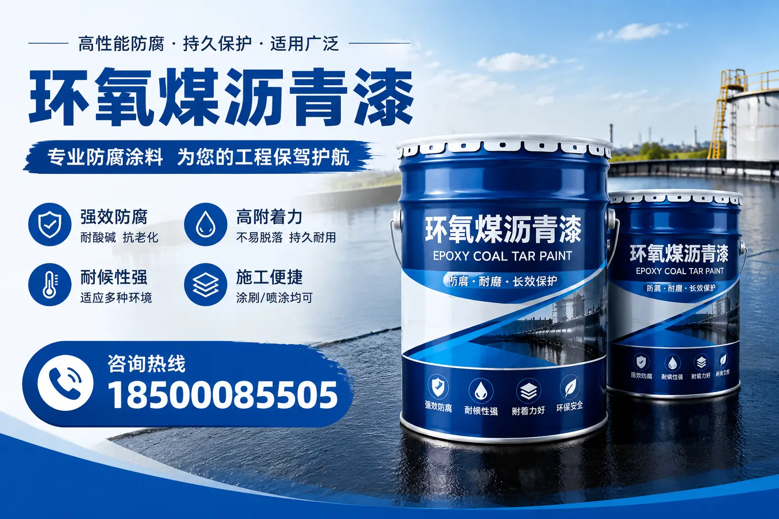环氧煤沥青漆与其他漆类的比较，抚顺用户的选择依据